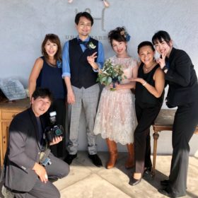 プランナーと新郎新婦